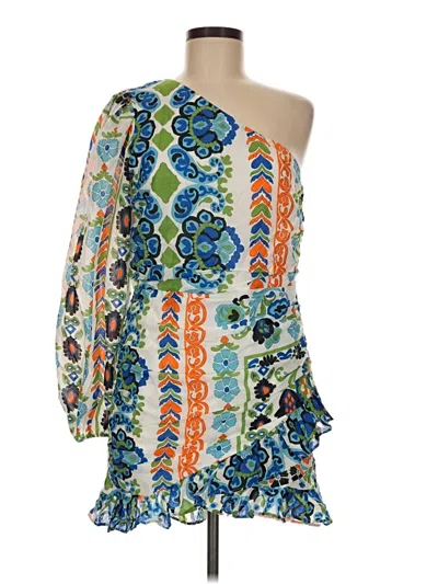 Pre-owned Mng Cocktail Dress In Blue