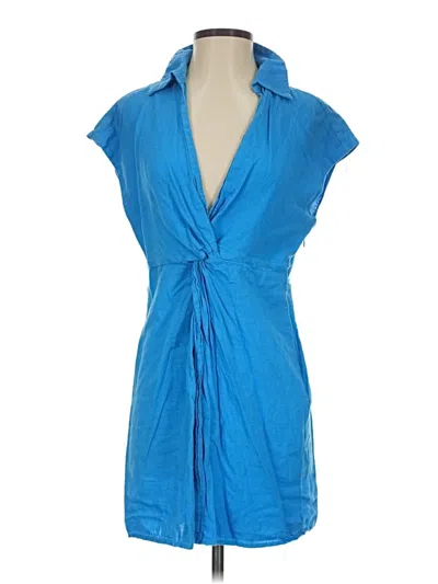 Pre-owned Mng Cocktail Dress In Blue