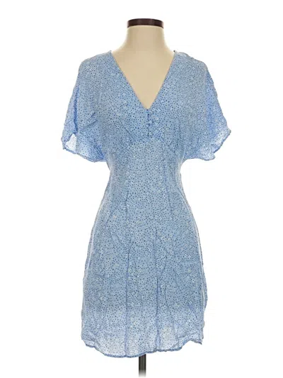Pre-owned Mng Cocktail Dress In Blue