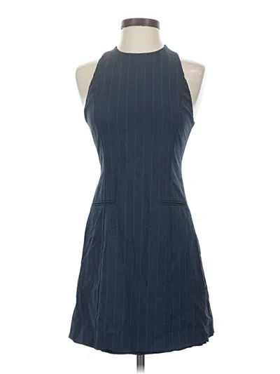 Pre-owned Mng Cocktail Dress In Blue