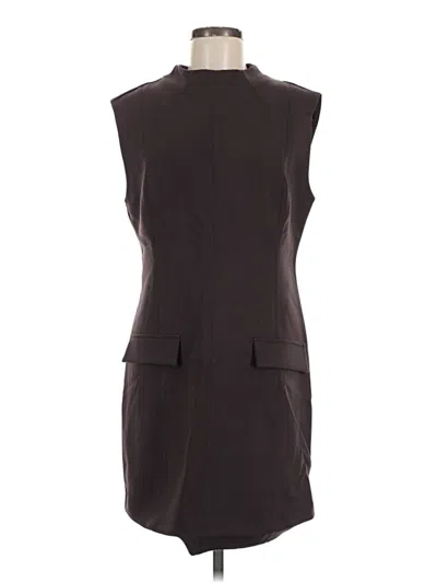Pre-owned Mng Cocktail Dress In Brown