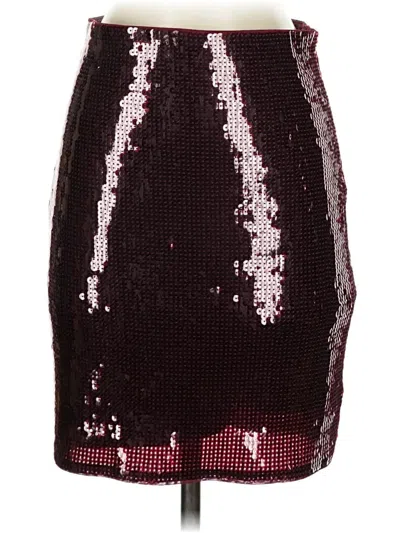 Pre-owned Mng Cocktail Dress In Burgundy