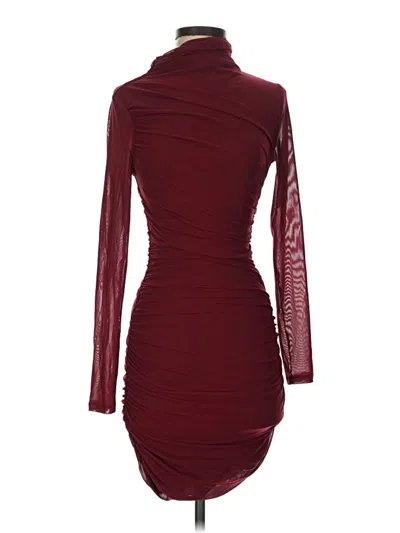 Mng Cocktail Dress In Burgundy