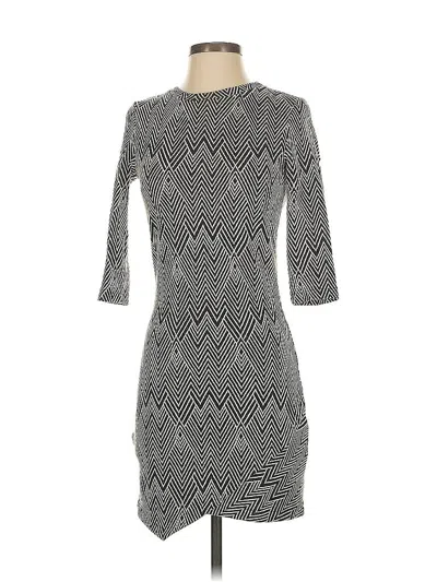 Pre-owned Mng Cocktail Dress In Gray