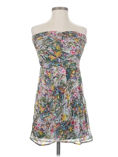Pre-owned Mng Cocktail Dress In Gray