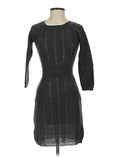 Pre-owned Mng Cocktail Dress In Gray