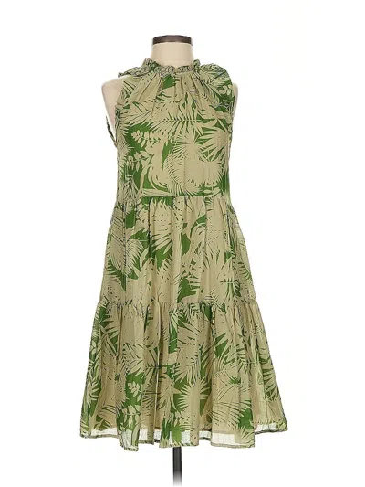 Pre-owned Mng Cocktail Dress In Green