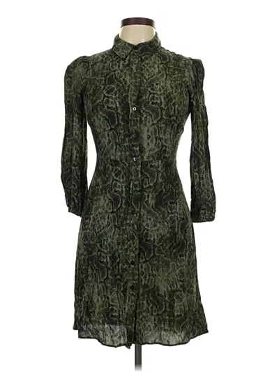 Pre-owned Mng Cocktail Dress In Green