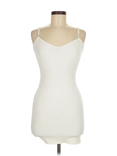 Pre-owned Mng Cocktail Dress In Ivory