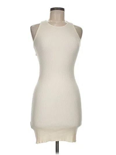 Pre-owned Mng Cocktail Dress In Ivory