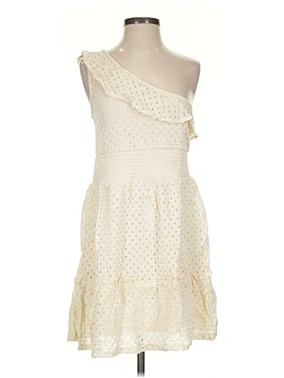 Pre-owned Mng Cocktail Dress In Ivory
