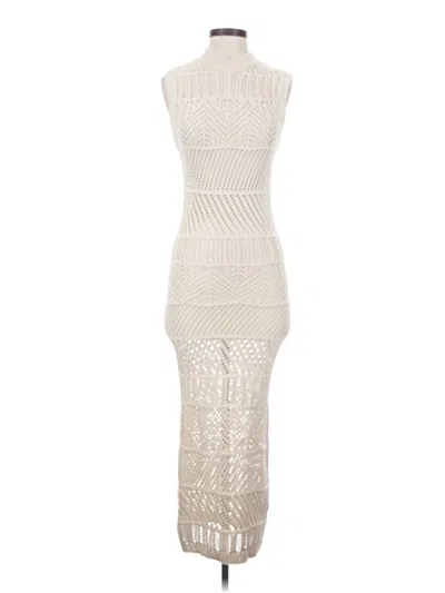 Pre-owned Mng Cocktail Dress In Ivory