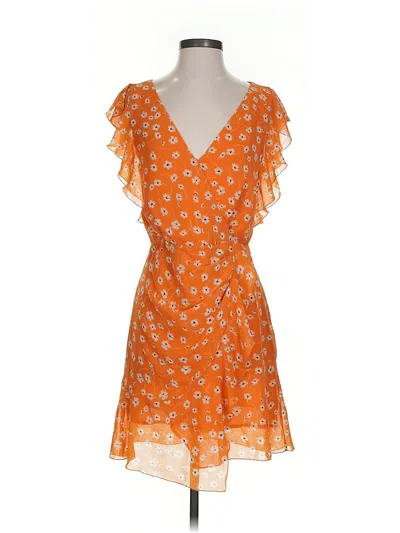 Pre-owned Mng Cocktail Dress In Orange
