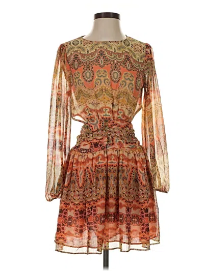 Pre-owned Mng Cocktail Dress In Orange