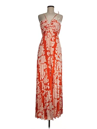 Pre-owned Mng Cocktail Dress In Orange