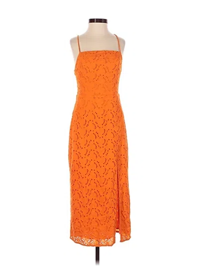 Pre-owned Mng Cocktail Dress In Orange
