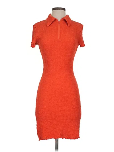 Pre-owned Mng Cocktail Dress In Orange