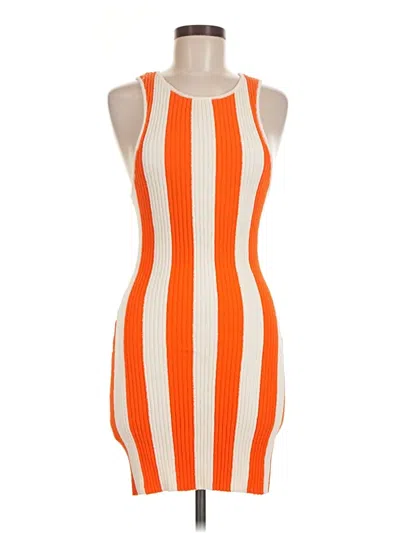 Pre-owned Mng Cocktail Dress In Orange