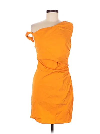 Pre-owned Mng Cocktail Dress In Orange