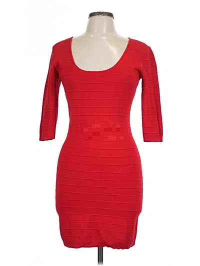 Pre-owned Mng Cocktail Dress In Red