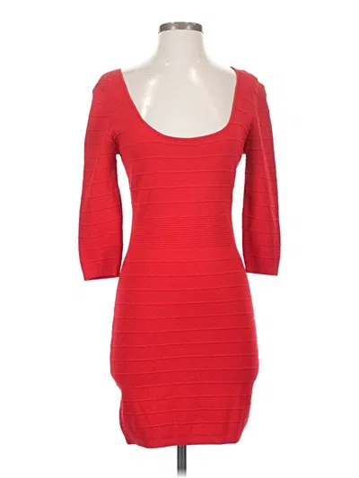 Pre-owned Mng Cocktail Dress In Red