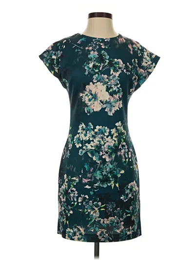 Pre-owned Mng Cocktail Dress In Teal