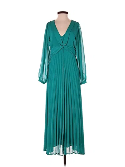 Pre-owned Mng Cocktail Dress In Teal