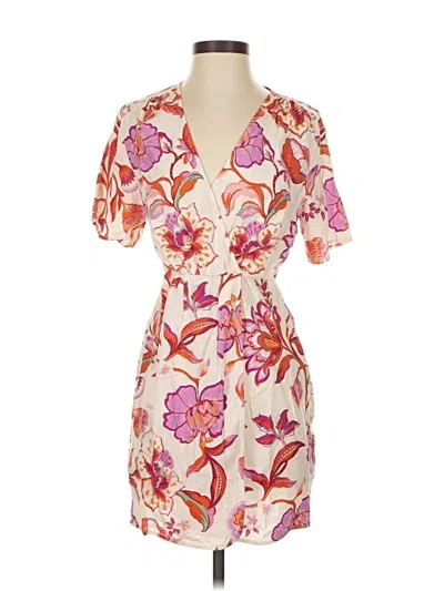 Pre-owned Mng Cocktail Dress In White