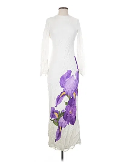 Pre-owned Mng Cocktail Dress In White