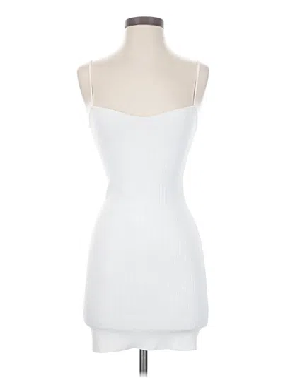 Pre-owned Mng Cocktail Dress In White