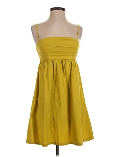 Pre-owned Mng Cocktail Dress In Yellow