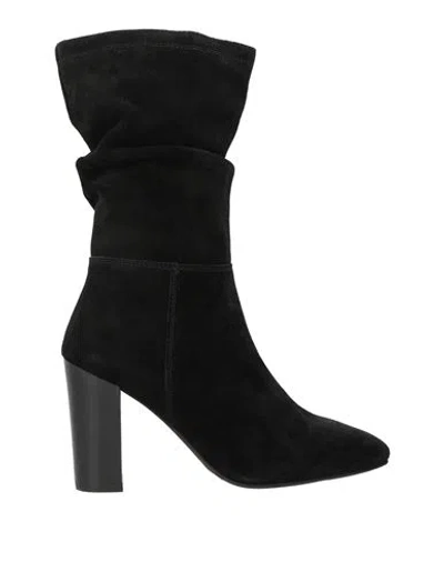 Mng Collection Woman Ankle Boots Black Size 8 Leather