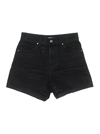 Pre-owned Mng Denim Shorts In Black