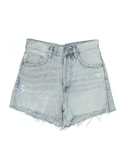 Pre-owned Mng Denim Shorts In Blue