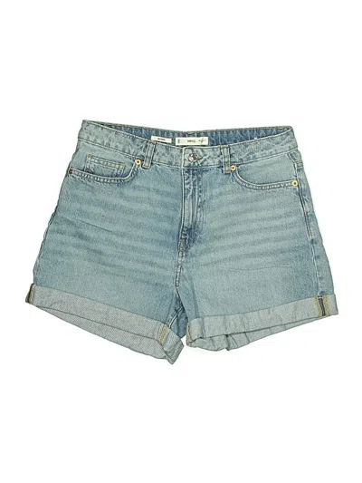 Pre-owned Mng Denim Shorts In Blue