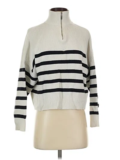 Pre-owned Mng Fleece Jacket In Ivory