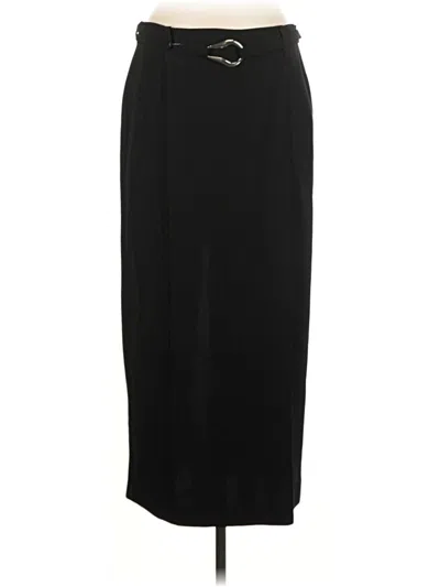 Pre-owned Mng Formal Skirt In Black