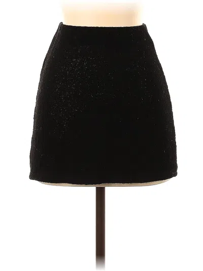Pre-owned Mng Formal Skirt In Black