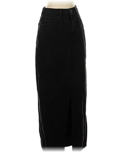 Pre-owned Mng Formal Skirt In Black