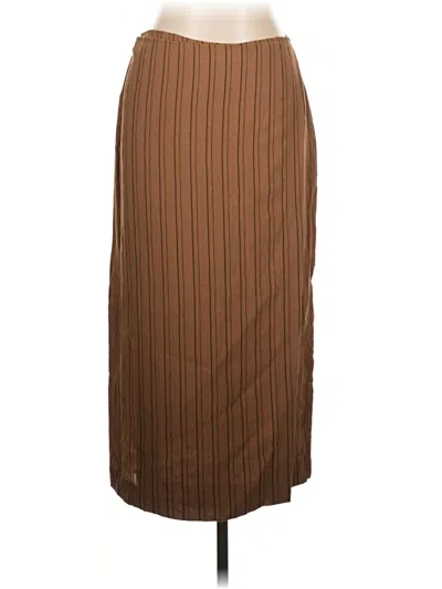 Pre-owned Mng Formal Skirt In Brown