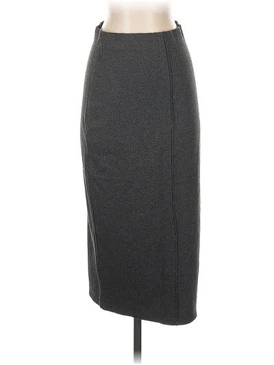 Pre-owned Mng Formal Skirt In Gray