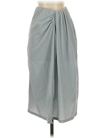 Pre-owned Mng Formal Skirt In Gray