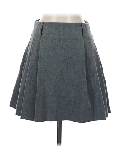 Pre-owned Mng Formal Skirt In Gray