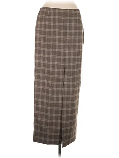 Pre-owned Mng Formal Skirt In Gray