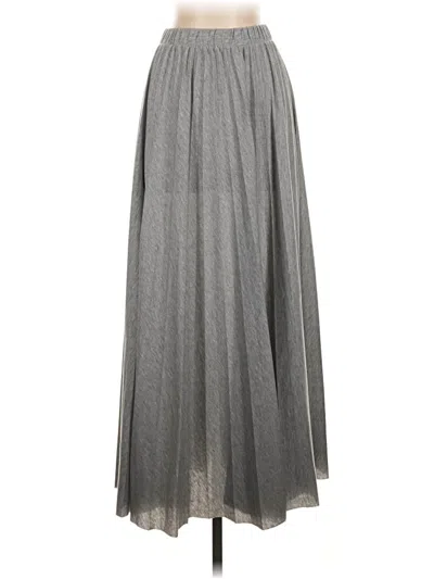Pre-owned Mng Formal Skirt In Gray
