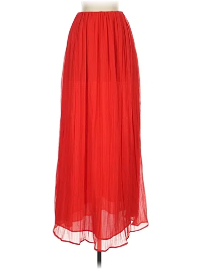 Pre-owned Mng Formal Skirt In Red