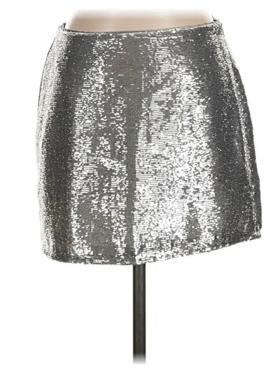 Mng Formal Skirt In Silver