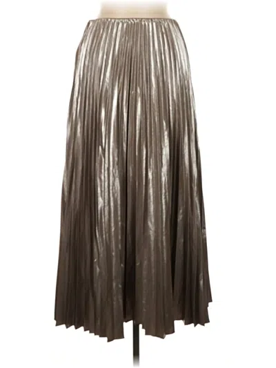 Pre-owned Mng Formal Skirt In Silver