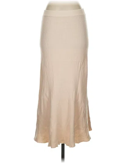 Pre-owned Mng Formal Skirt In Tan