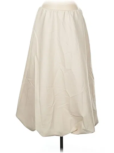 Pre-owned Mng Formal Skirt In White
